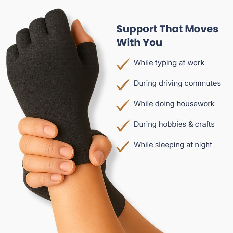 JointEase™ Compression Gloves For Pain Relief